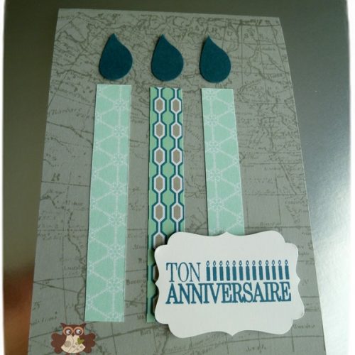 Une carte d’anniversaire masculine