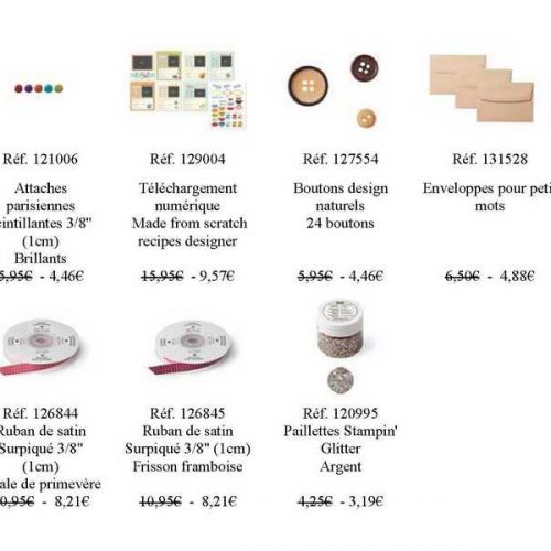 Les offres hebdomadaires du mercredi