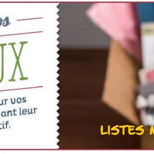 Mise à jour des listes …