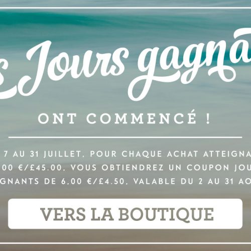 Les jours gagnants …