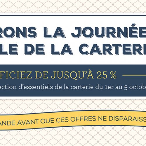 La journée mondiale de la carterie
