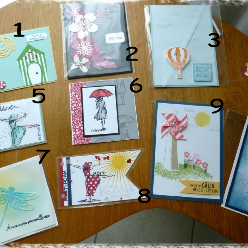 Les swaps des autres démonstratrices et même démonstrateurs…