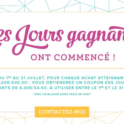 Suite des promotions de juillet…
