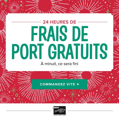 Lundi 11 : frais de port gratuit…