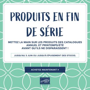 Lire la suite à propos de l’article Les articles en fin de série chez Stampin Up! c’est parti…