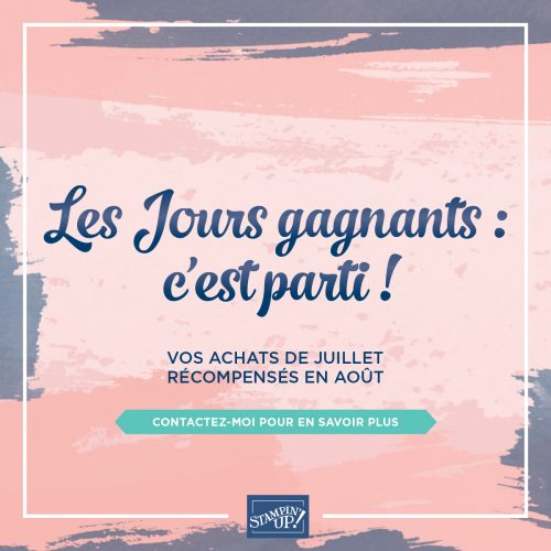 Les jours gagnants sont de retour…