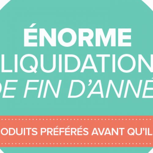 ENORME liquidation de fin d’année !!