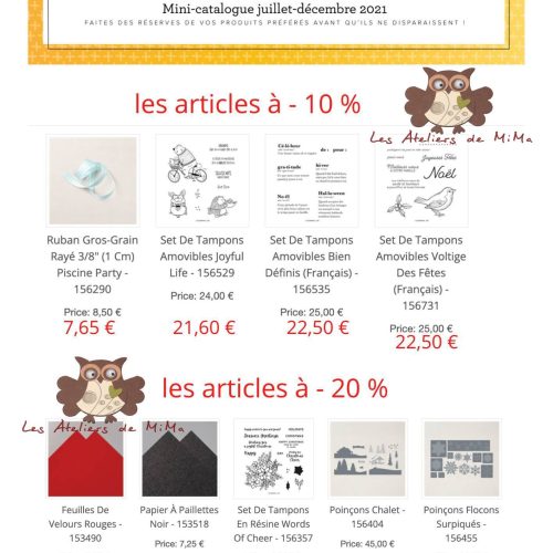 Fin de séries du catalogue “Automne-Hiver”