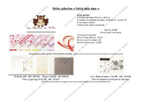 Lire la suite à propos de l’article Des petites collections … juste pour vous.